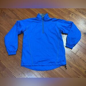 #20 Like New worn once Mizuno Blue Performance hitting Jacket windbreaker medium